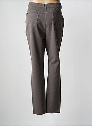Pantalon slim poches gris MARBLE femme