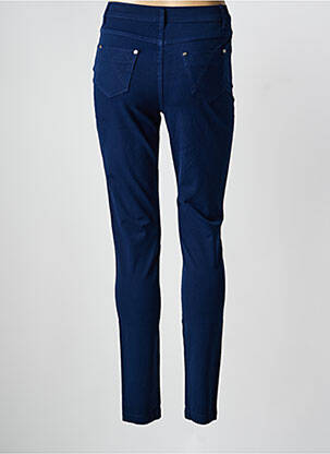 Pantalon slim poches bleu MARBLE femme