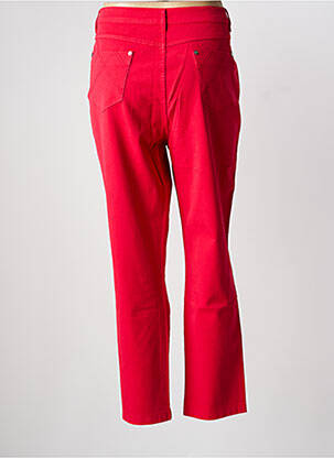 Pantalon slim poches rouge MARBLE femme