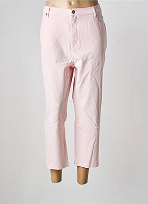 Pantalon 7/8 poches rose MARBLE femme
