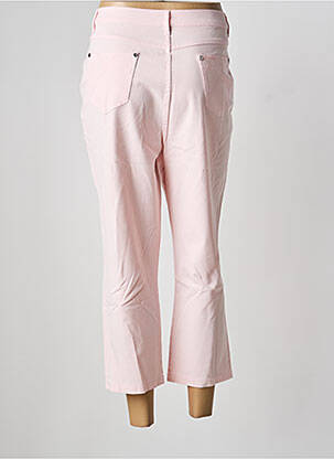 Pantalon 7/8 poches rose MARBLE femme