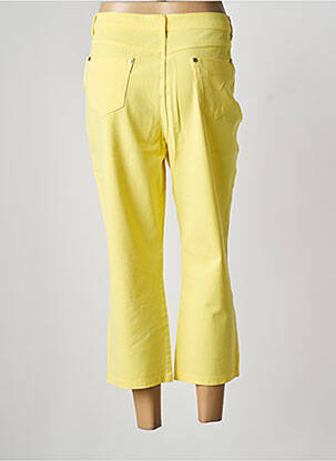 Pantalon 7/8 poches jaune MARBLE femme