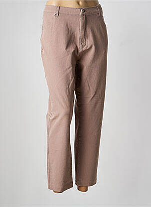 Pantalon 7/8 poches beige MARBLE femme