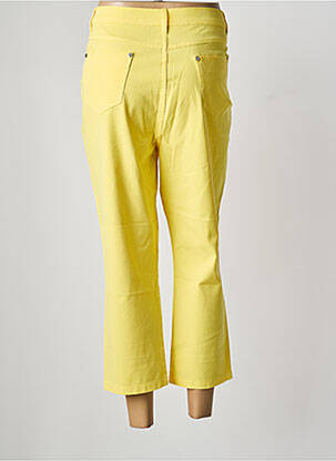 Pantacourt poches jaune MARBLE femme