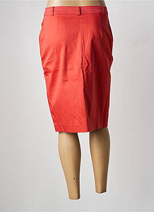 Jupe mi-longue stretch orange WEINBERG femme
