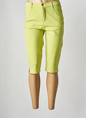 Pantacourt vert clair MARBLE femme