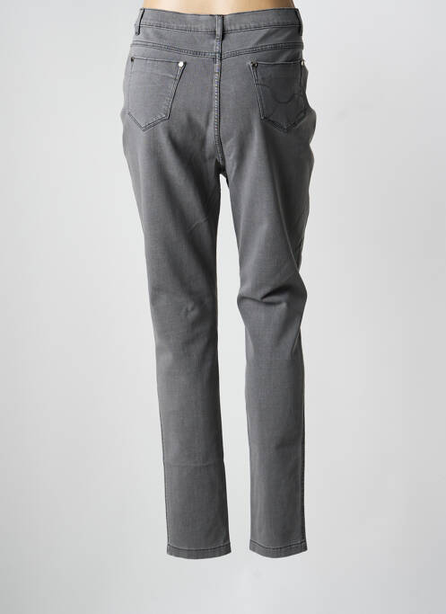 Jeans coupe slim gris MARBLE femme