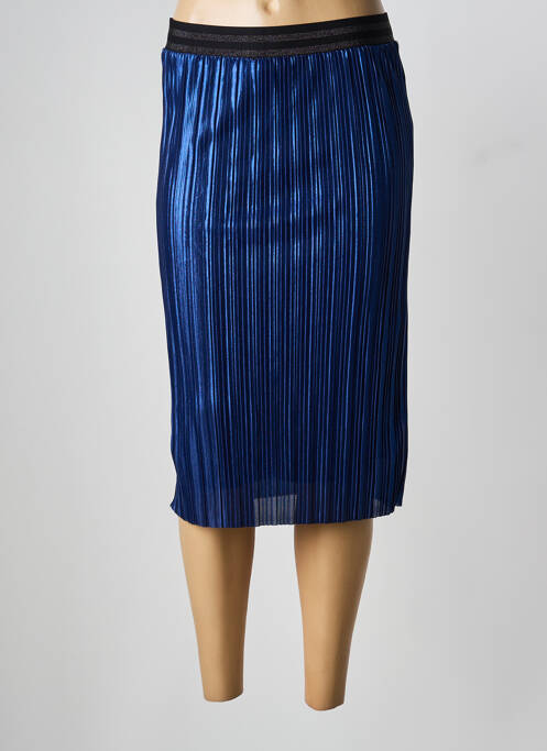 Jupe mi-longue bleu MERI & ESCA femme