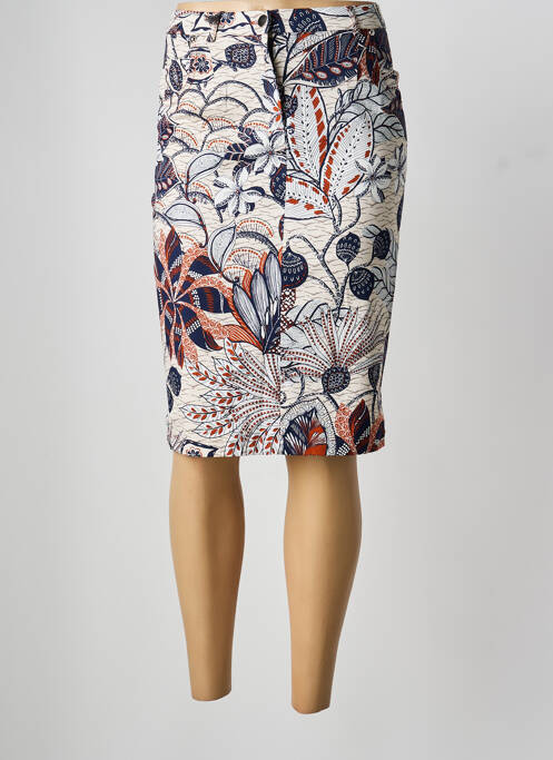 Jupe mi-longue bleu MERI & ESCA femme