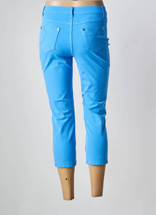 Pantacourt bleu MARBLE femme