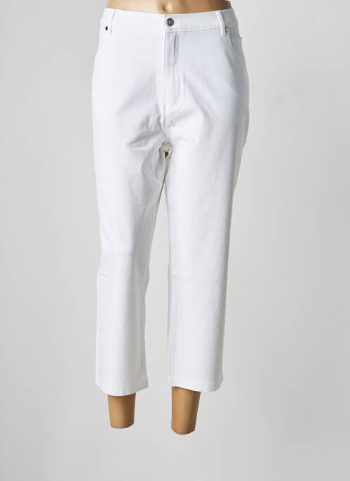 Pantalon 7/8 blanc MARBLE femme