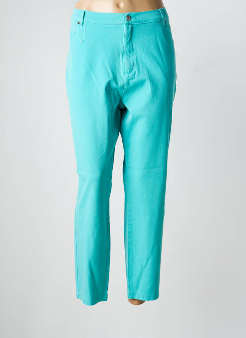 Pantalon 7/8 bleu MARBLE femme