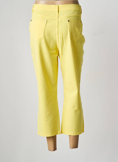Pantalon 7/8 jaune MARBLE femme