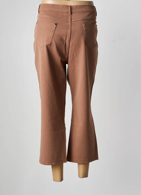 Pantalon 7/8 marron MARBLE femme