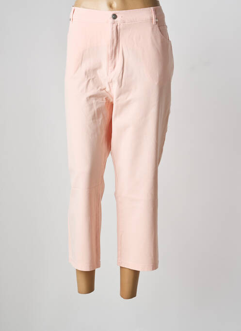 Pantalon 7/8 rose clair MARBLE femme