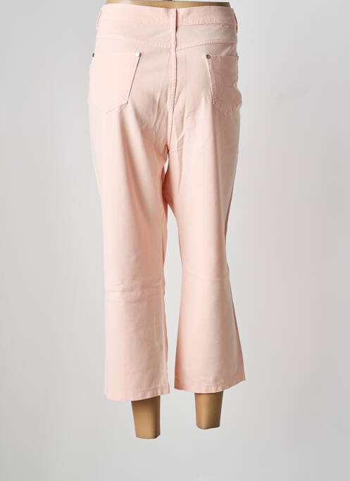 Pantalon 7/8 rose clair MARBLE femme