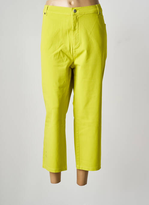 Pantalon 7/8 vert MARBLE femme