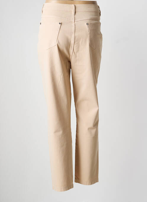 Pantalon slim beige MARBLE femme