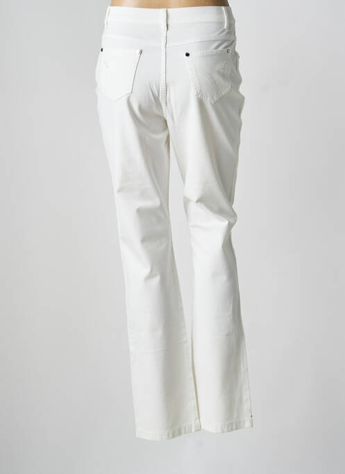 Pantalon slim blanc MARBLE femme