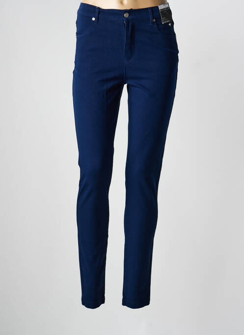 Pantalon slim bleu MARBLE femme
