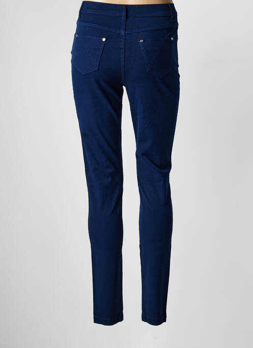 Pantalon slim bleu MARBLE femme