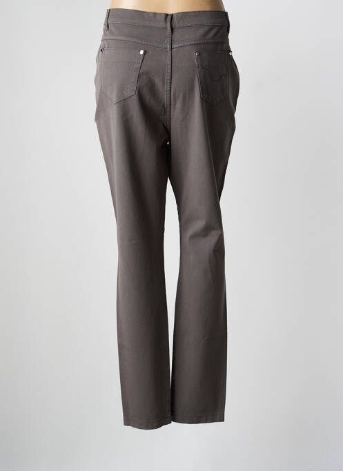 Pantalon slim poches gris MARBLE femme