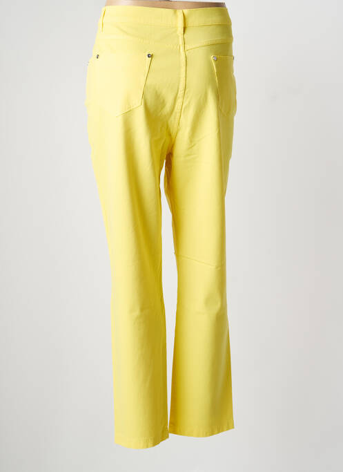 Pantalon slim jaune MARBLE femme