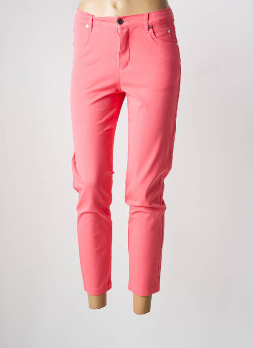 Pantalon slim rose fonce MARBLE femme
