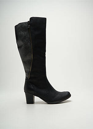 Bottes cubain talon de 4 à 6cm noir RIEKER femme