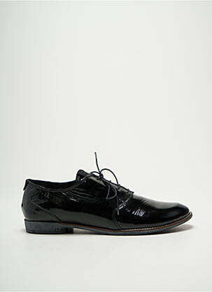 Derbies matière lisse talon plat jusqu'à 3cm noir TBS femme