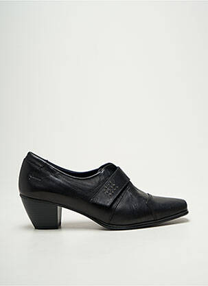 Derbies cubain talon de 4 à 6cm noir DORKING femme