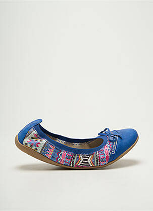 Ballerines impression talon plat jusqu'à 3cm bleu LPB femme