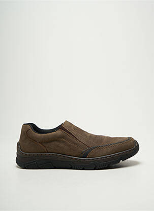 Slip ons marron RIEKER homme