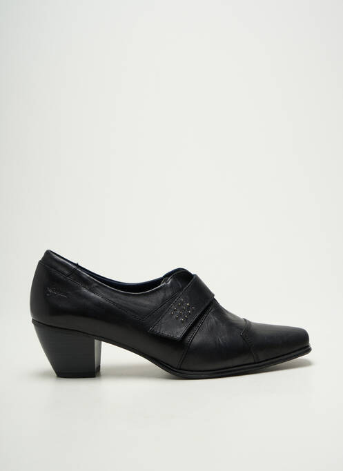 Derbies cubain talon de 4 à 6cm noir DORKING femme