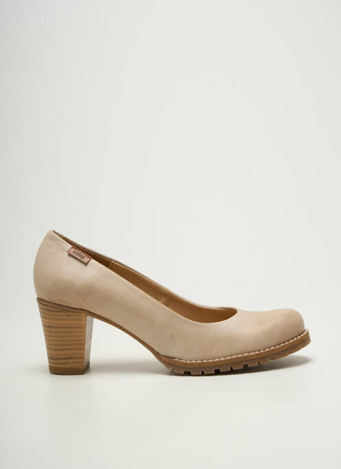 Escarpins beige MTNG femme