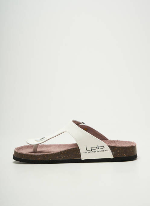 Tongs blanc LPB femme