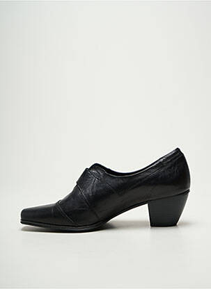 Derbies cubain talon de 4 à 6cm noir DORKING femme
