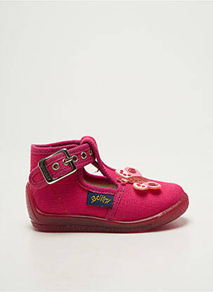 Chaussons/pantoufles voute plantaire bout rond rose BELLAMY fille