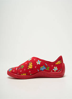 Chaussons/pantoufles voute plantaire bout rond rouge BELLAMY garçon