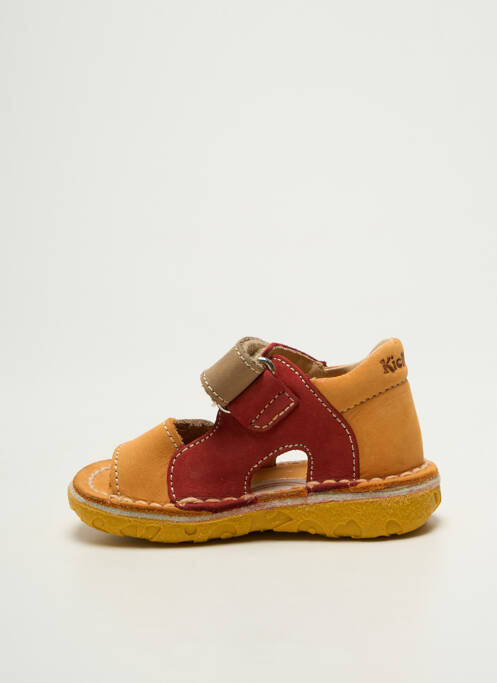 Sandales/nu pieds bout ouvert bout ouvert rouge KICKERS garcon