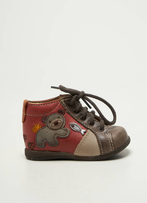 Bottillons rouge BOPY garçon