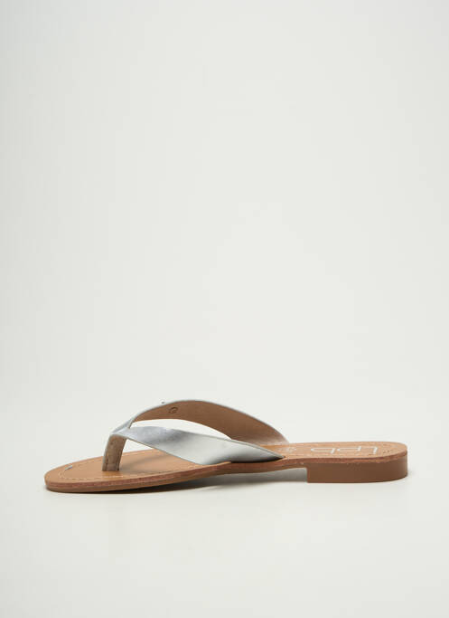 Tongs argent LPB femme