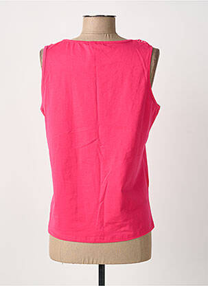 Débardeur stretch sans manche rose MCM femme