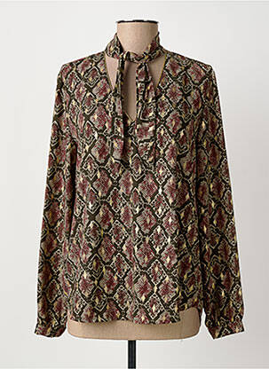 Blouse imprimé fantaisie manches longues vert VIE TA VIE femme