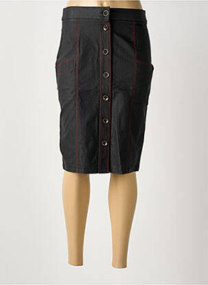 Jupe mi-longue stretch noir MERI & ESCA femme