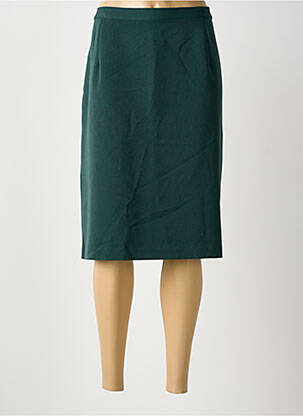 Jupe mi-longue vert ARONA femme