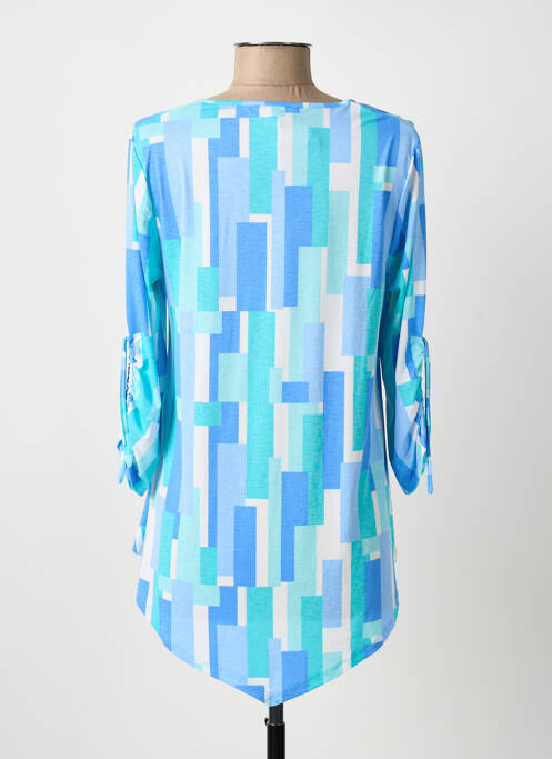 T-shirt bleu MARBLE femme