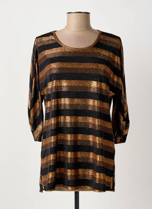 T-shirt noir HALOGENE femme