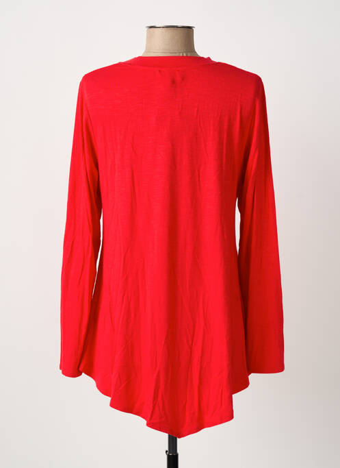 T-shirt rouge MARBLE femme