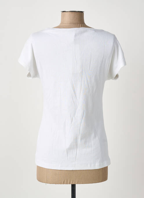 Tunique manches courtes blanc MARBLE femme